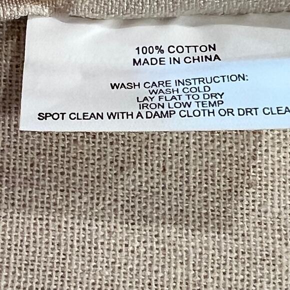 Hobby Lobby Throw Pillow Cover Cotton Natural Wild Animal Print Zipper 18x18 in - Picture 6 of 6